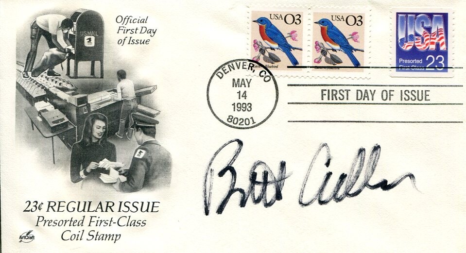 Brett Cullen Ghost Rider Falcon Crest Batman Dark Knight Rises Joker Signed FDC