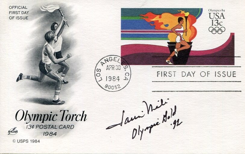 Launi Meili US Olympic Gold Medal Rifle Shooting Air Force Signed Autograph FDC