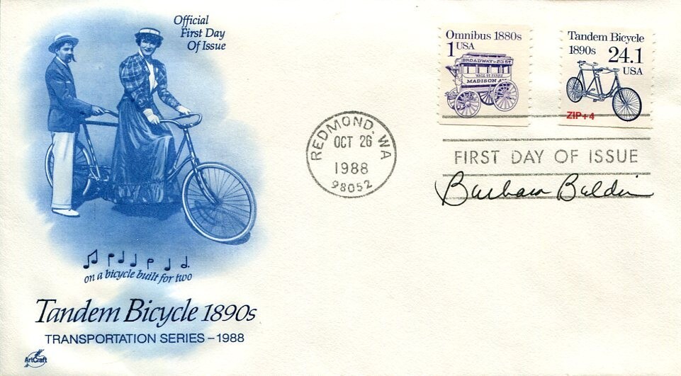 Barbara Baldavin Star Trek Communications Officer Angela Signed Autograph FDC