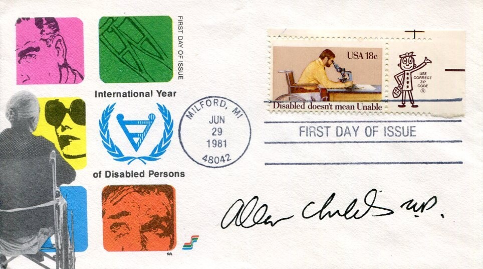 Dr. Allen Childs JFK Assassination Parkland Hospital Rare Signed Autograph FDC