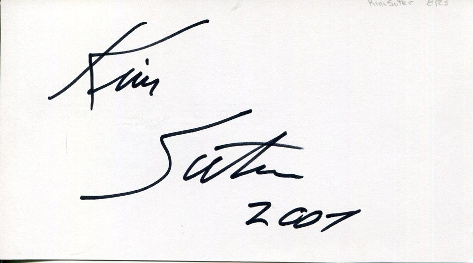 Kim Suter Custom KC Hotrods Motorcycle Builder Designer Biker Signed Autograph