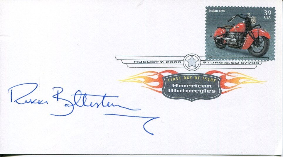 Rikki Battistini Choppers Motorcycle Custom Bike Builder Signed Autograph