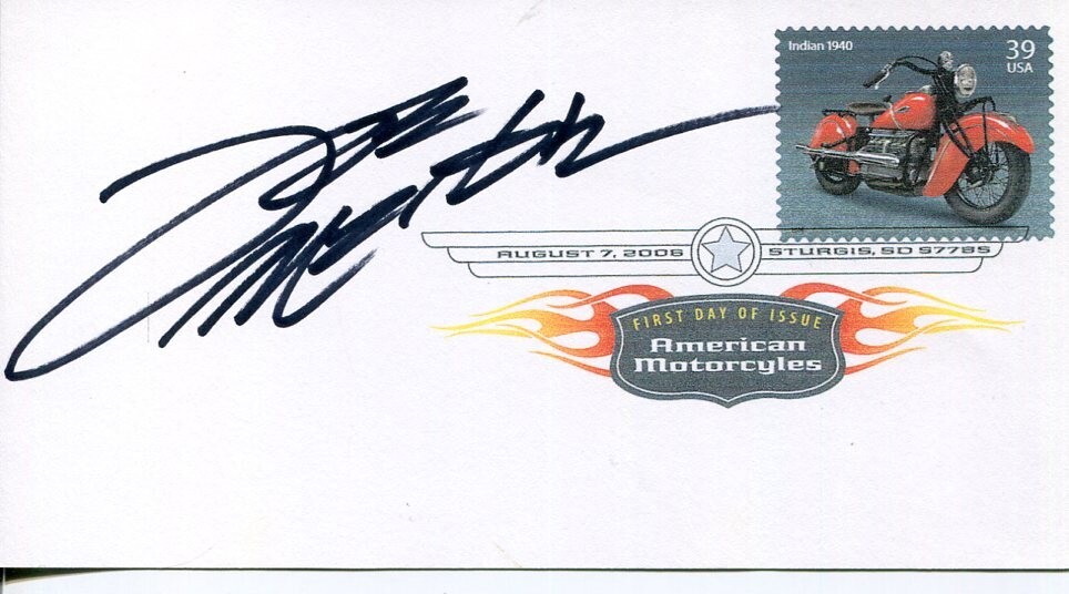 Joe Martin Brothers Custom Motorcycle Chopper Builder Bike Signed Autograph