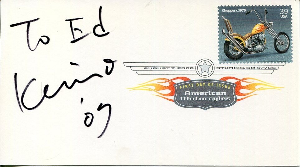 Keino Sasaki Cycles Custom Motorcycle Chopper Builder Bike Signed Autograph