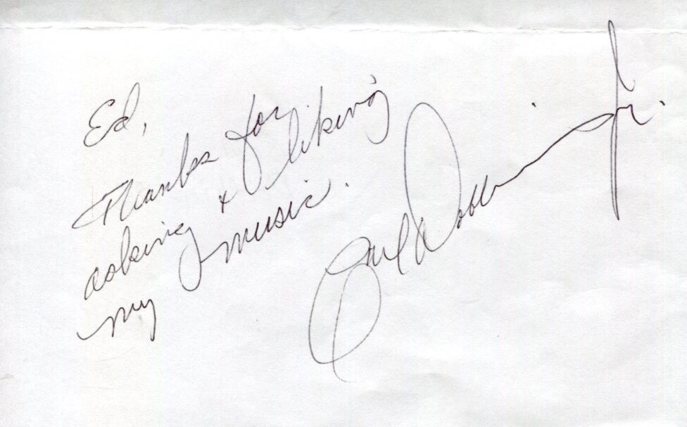 Carl Dobkins Jr. My Heart Is an Open Book Lucky Devil Singer Signed Autograph