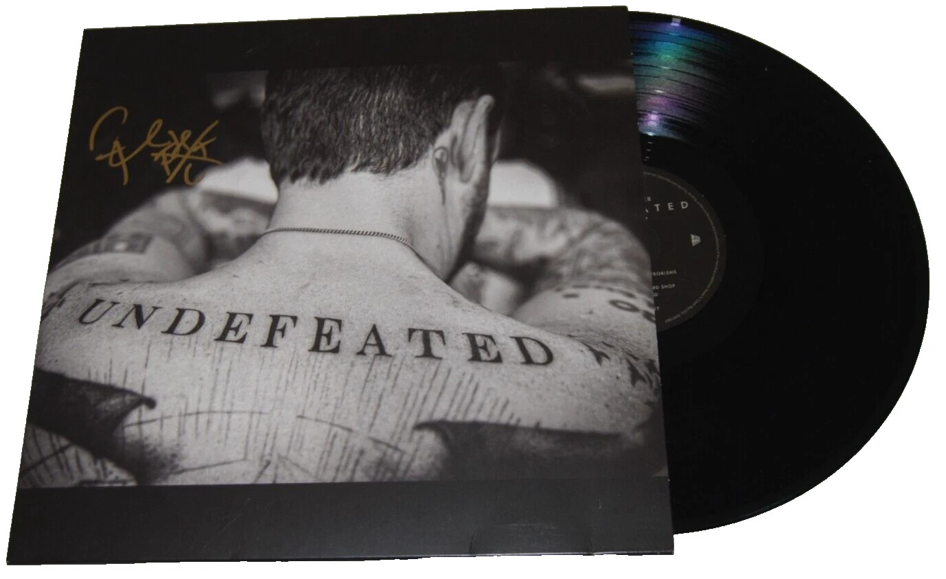 FRANK TURNER signed (UNDEFEATED) Vinyl Record Album LP BECKETT BAS BN71210