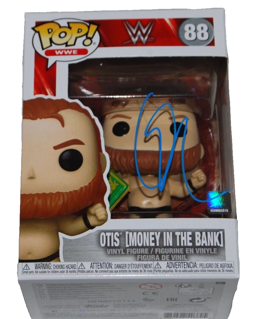 OTIS signed (WWE) Funko Pop Wrestling Money in the Bank #88 BECKETT BAS BP30265