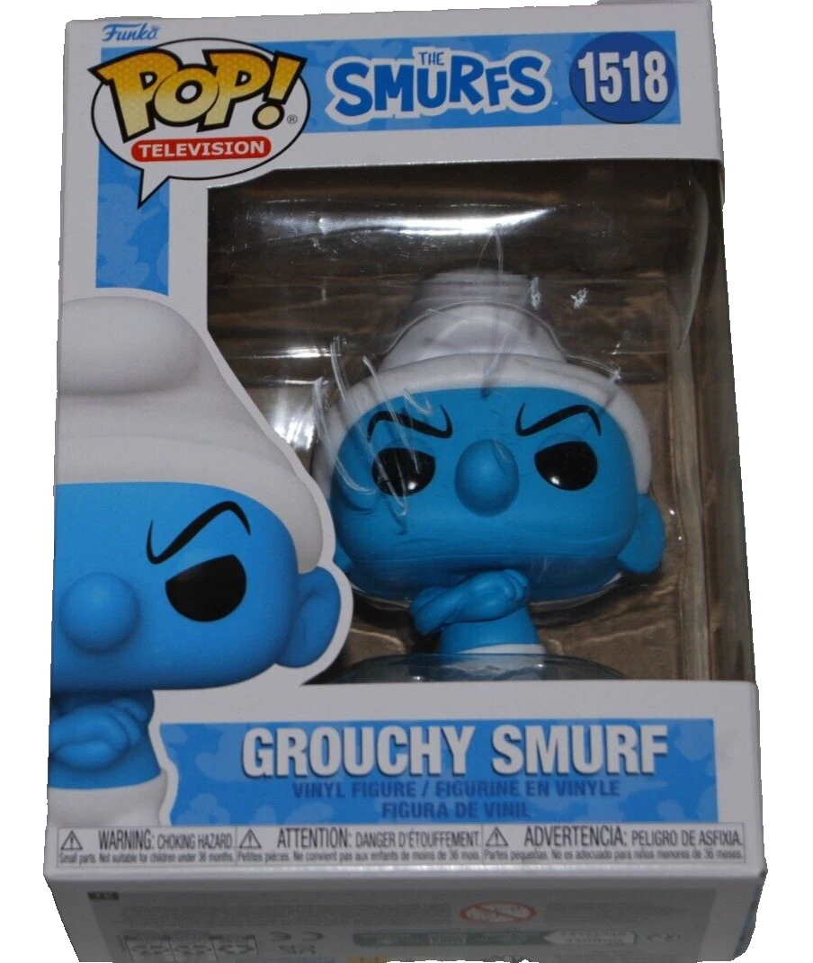 GEORGE LOPEZ signed (THE SMURFS) Grouchy Funko Pop #1518 BECKETT BAS BN65931