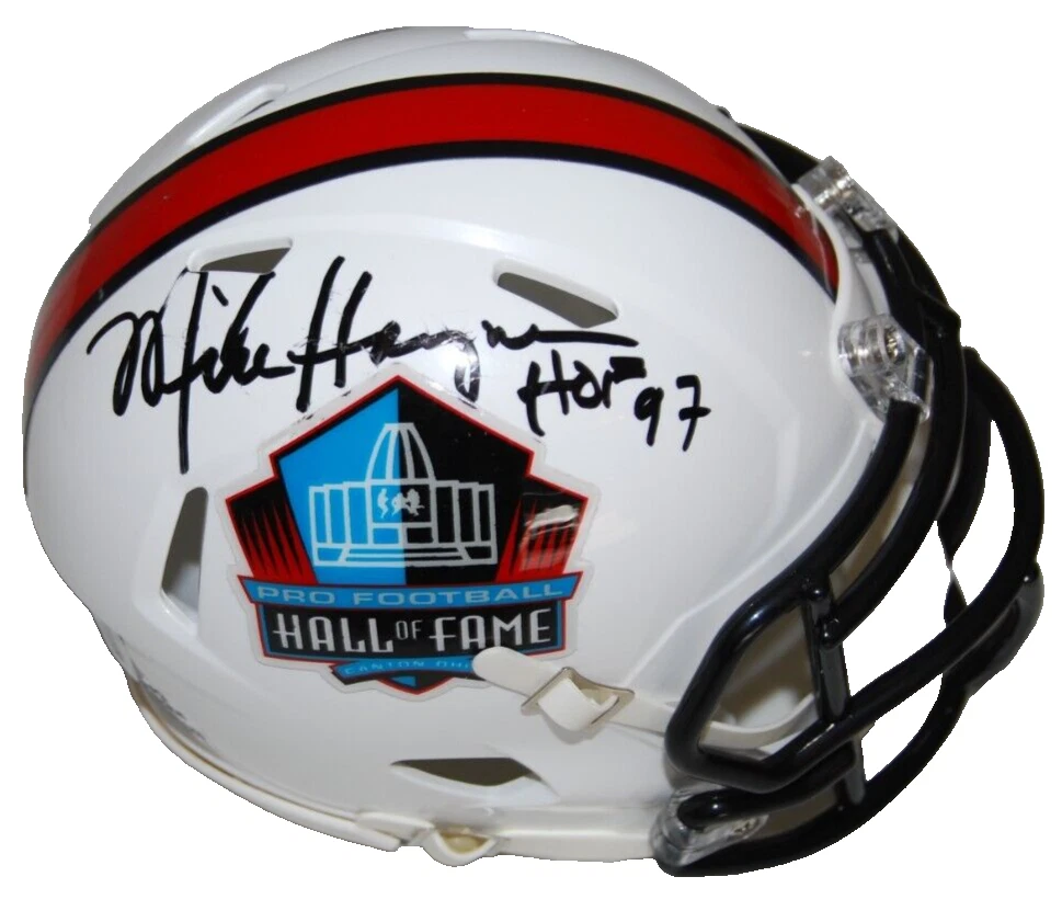 MIKE HAYNES signed (HALL OF FAME) Raiders mini football helmet BECKETT BP30398