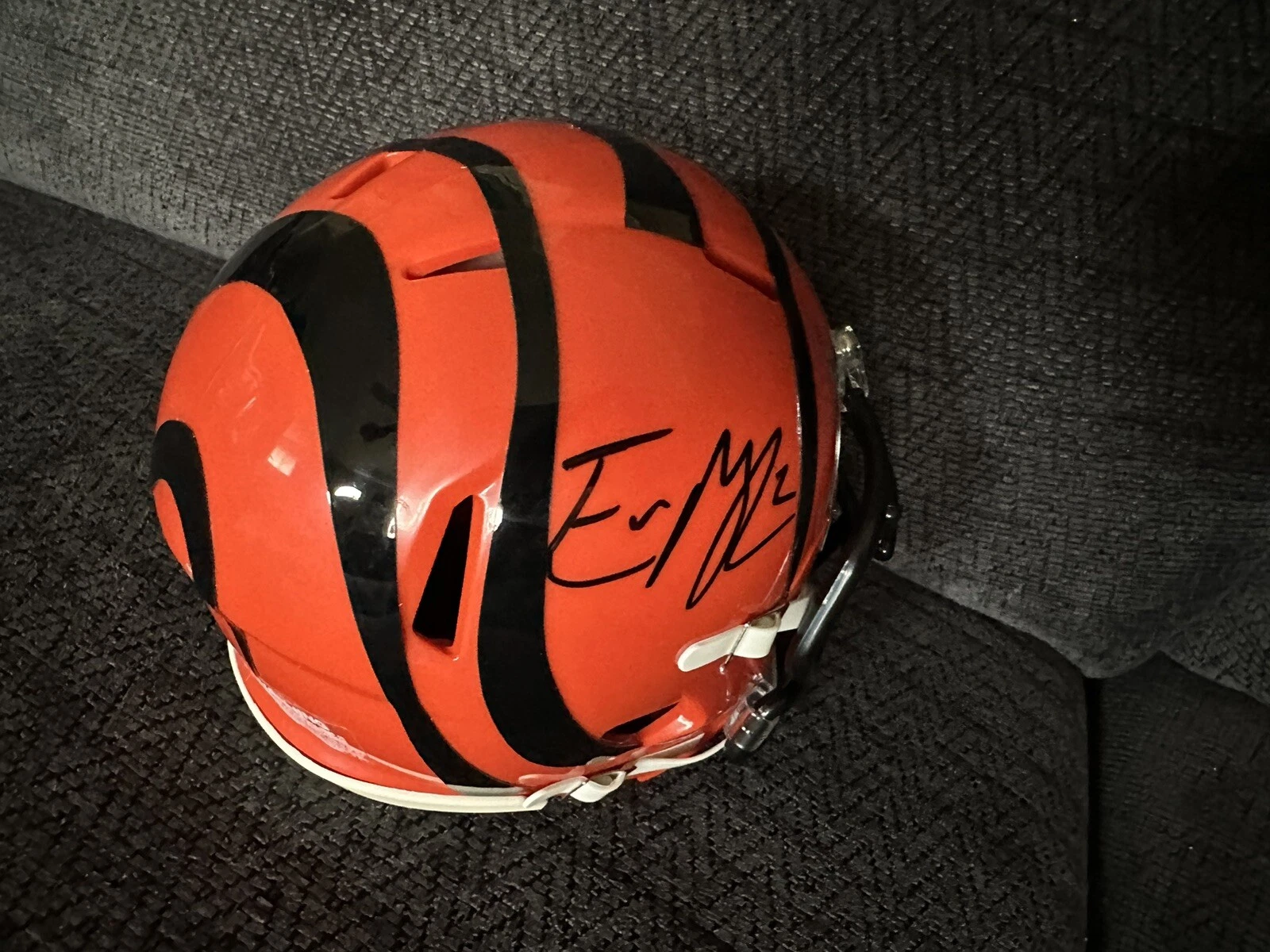 Evan McPherson Signed Cincinnati Bengals Mini Helmet Autographed