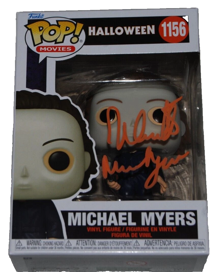 NICK CASTLE signed (HALLOWEEN Michael Myers Funko pop #1156 BECKETT BAS 1W002750