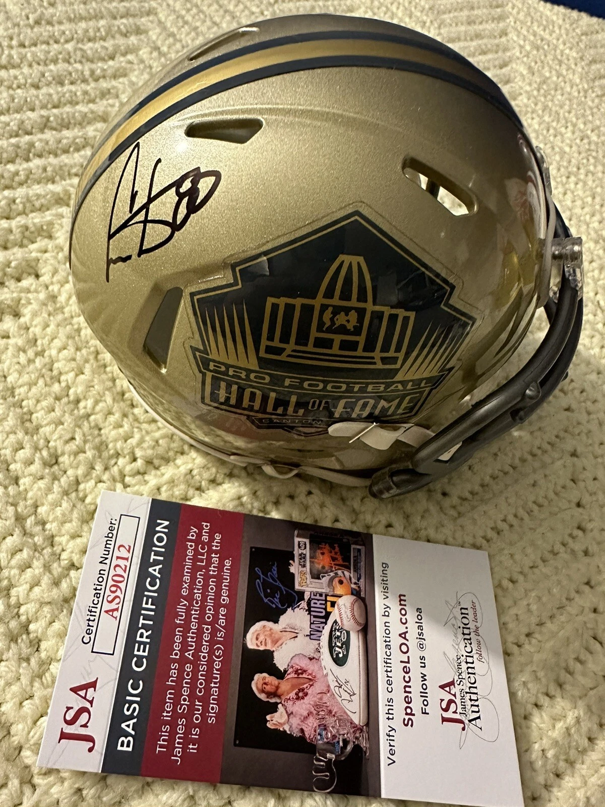 Cris Carter Signed Mini Helmet Hall Of Fame Buckeyes JSA Authentication COA