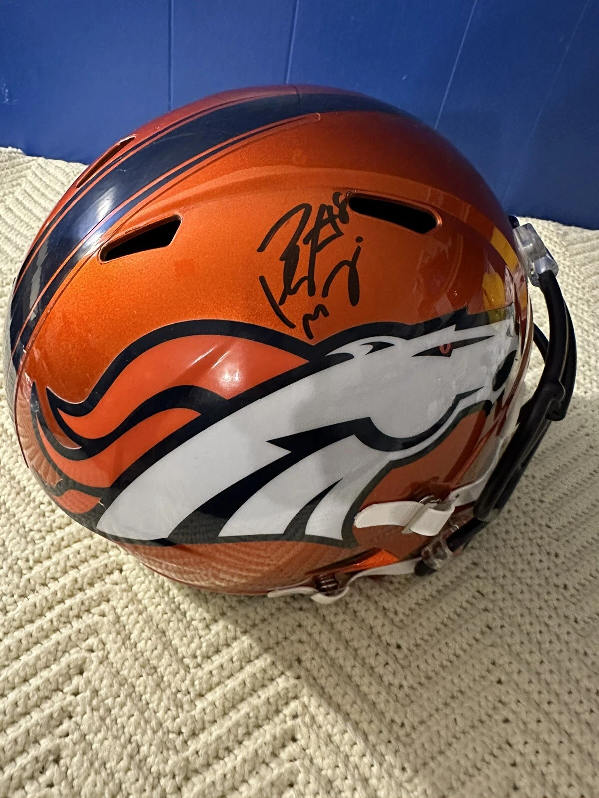 Peyton Manning Signed Full Size Replica Helmet F/S JSA Authenticated COA Broncos