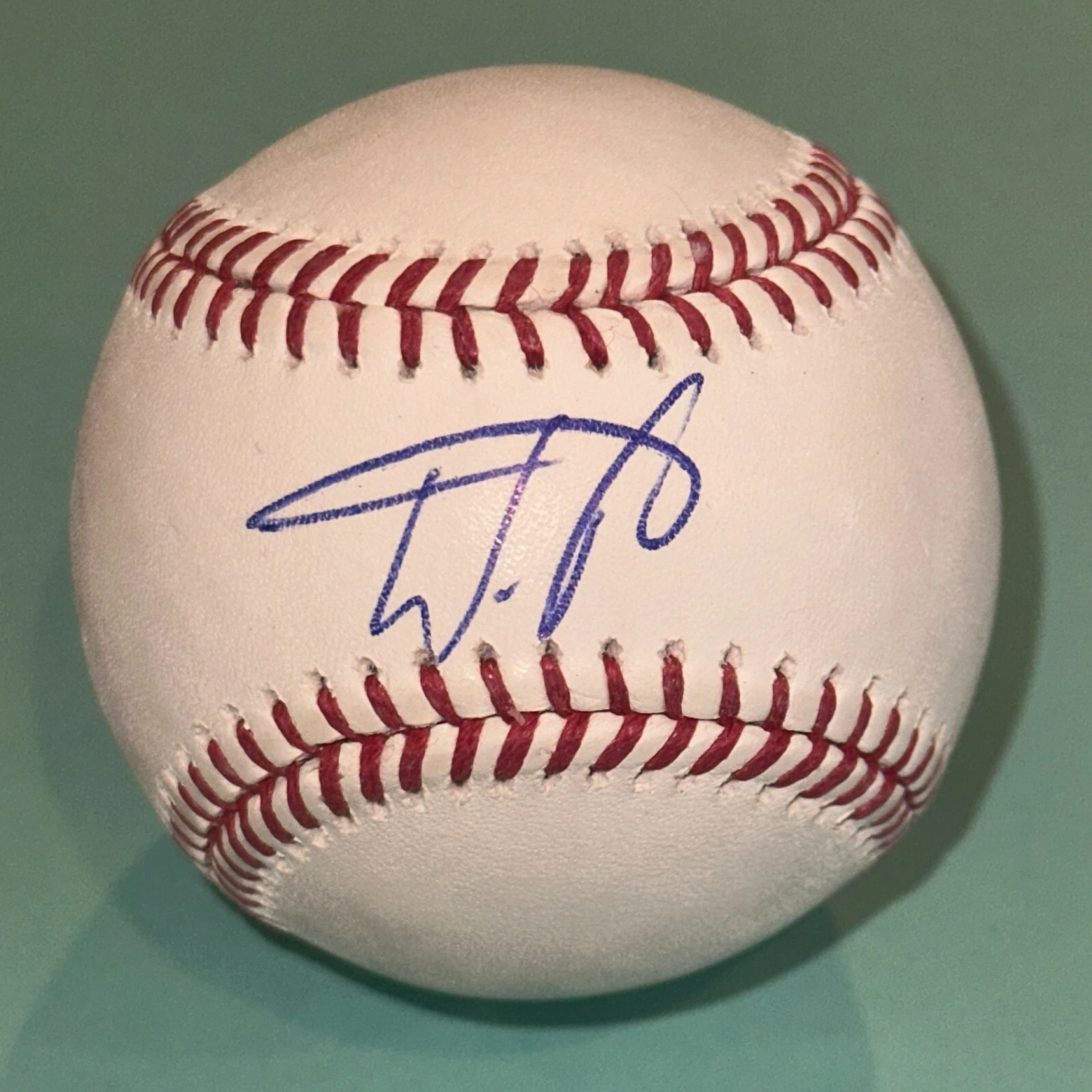 WANDER FRANCO (Tampa Bay Rays) Signed Official MLB Baseball Beckett Auth. (BAS)