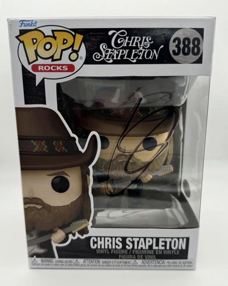 Chris Stapleton AUTOGRAPH Signed Country Music 388 Funko Pop Vinyl Figure ACOA
