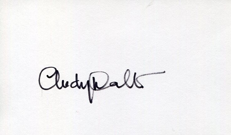 Audrey Dalton My Cousin Rachel Titanic Separate Tables Signed Autograph