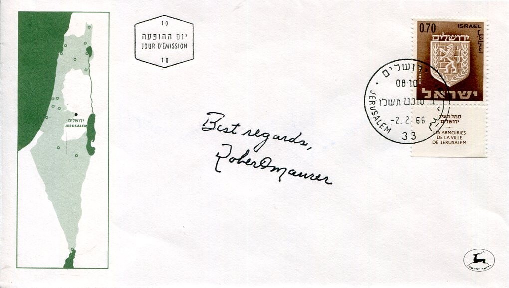 Robert Maurer Optical Fiber Inventor Hall OF Fame HOF Signed Autograph FDC
