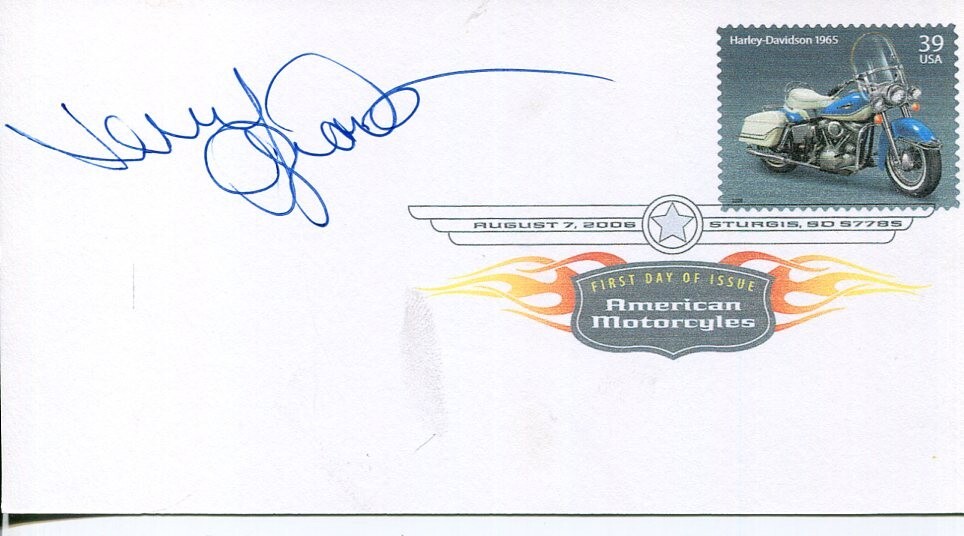 Jerry Graves Choppers Motorcycle Custom Cycles Bike Builder Signed Autograph