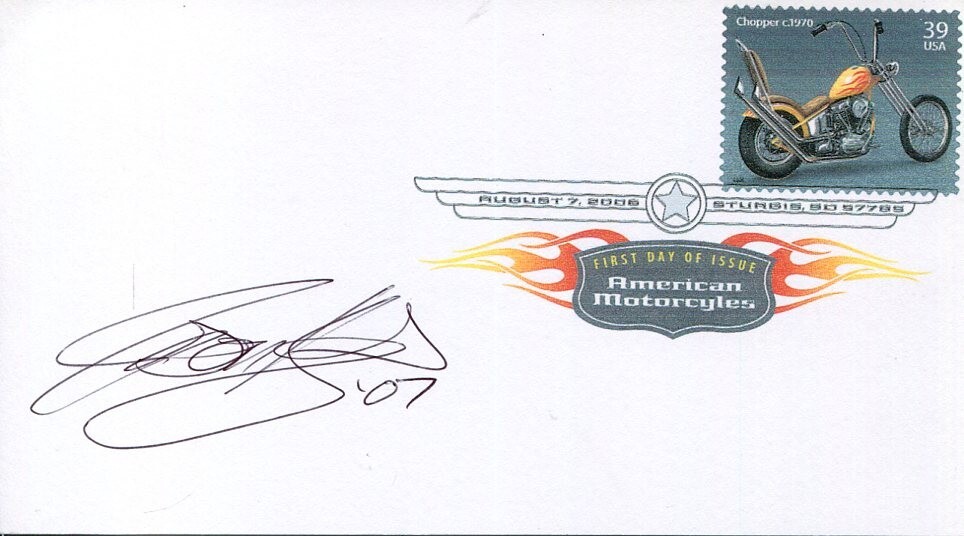 Jason Kangas Twisted Choppers Motorcycle Biker Build-Off Custom Signed Autograph