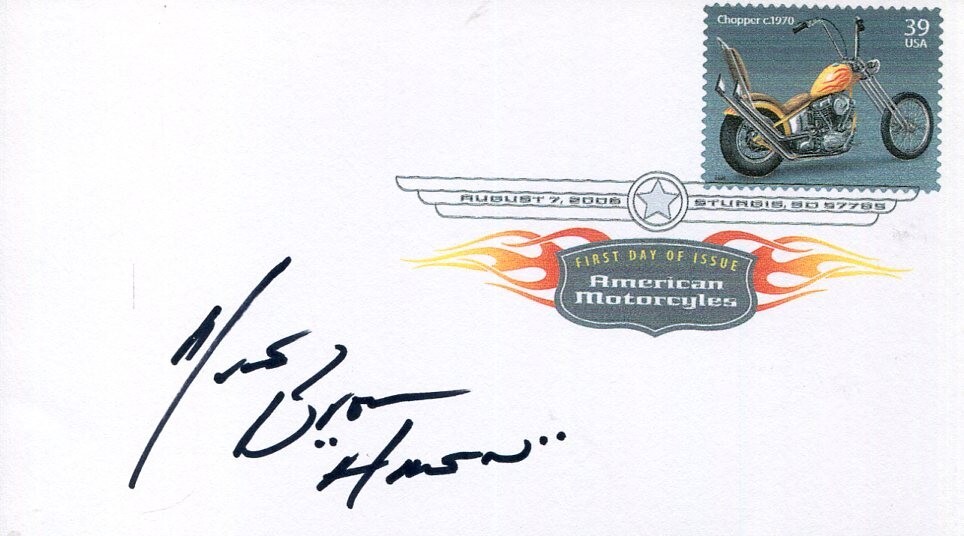 Mike Brown Motorcycle Rider AMA Motocross Champion Motocross Signed Autograph