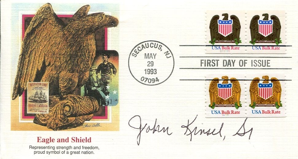 John Kinsel Sr WWII War Navajo Code Talker USMC Marines Signed Autograph FDC