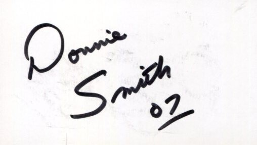 Donnie Smith AMA Motorcycle HOF Builder Designer Biker Signed Autograph