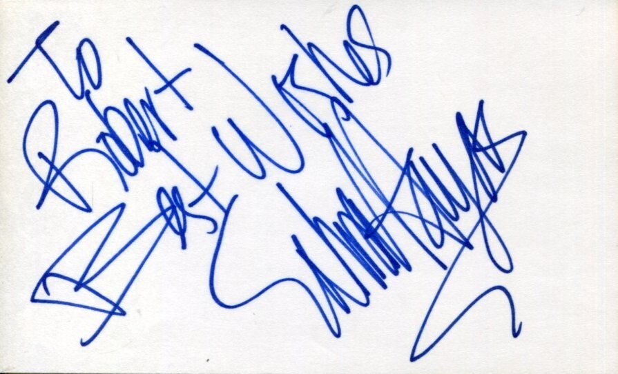 Salma Hayek Desperado Puss in Boots From Dusk Till Dawn Signed Autograph JSA