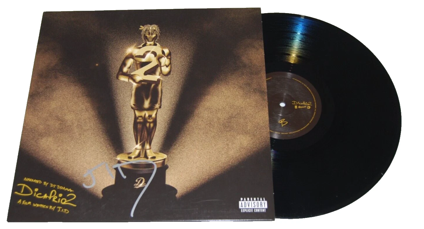 JID signed (DICAPRIO 2) Off Deez Vinyl Record Album LP BECKETT BAS BN71181