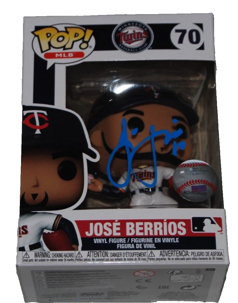 JOSE BERRIOS signed (MINNESOTA TWINS) MLB Funko pop #70 BECKETT BAS BN65916