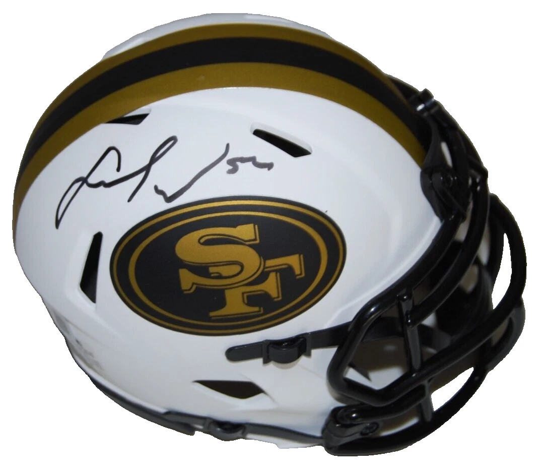 FRED WARNER signed (SAN FARNCISCO 49ERS mini football helmet BECKETT BAS BP30429