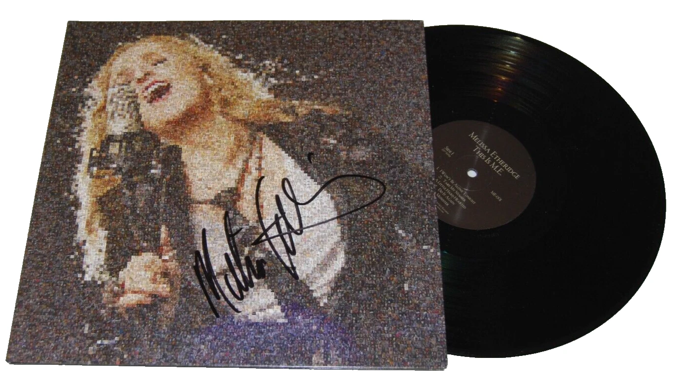 MELISSA ETHERIDGE signed (THE IS M.E.) Vinyl Record album LP BECKETT BN71192