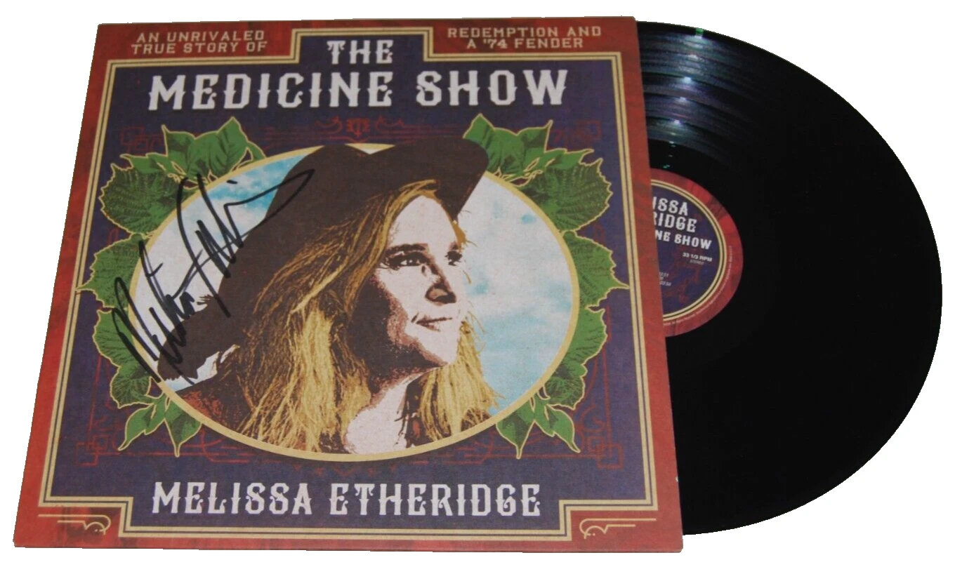 MELISSA ETHERIDGE signed (THE MEDICINE SHOW) Record album LP BECKETT BN71191