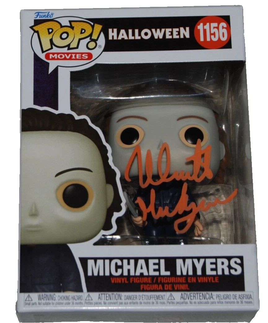 NICK CASTLE signed (HALLOWEEN Michael Myers Funko pop #1156 BECKETT BAS 1W002756