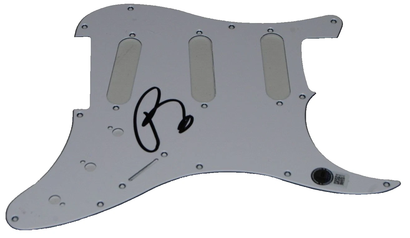 PATRICK CARNEY signed (THE BLACK KEYS) electric pick guard BECKETT BAS BP30737