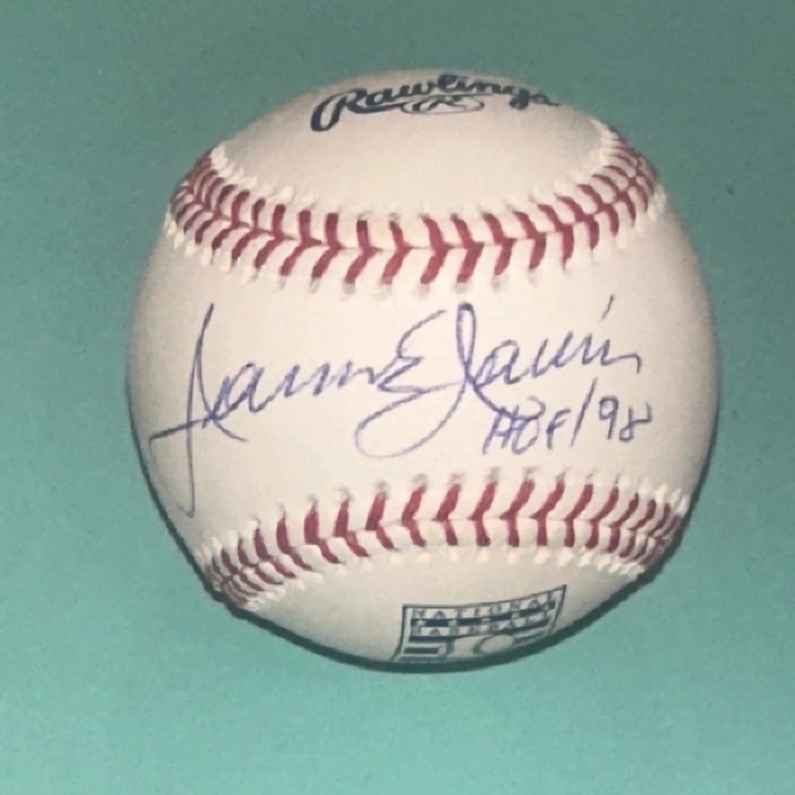 JAIME JARRIN Signed Official HALL OF FAME MLB Baseball w/ Beckett COA & HOF Insc