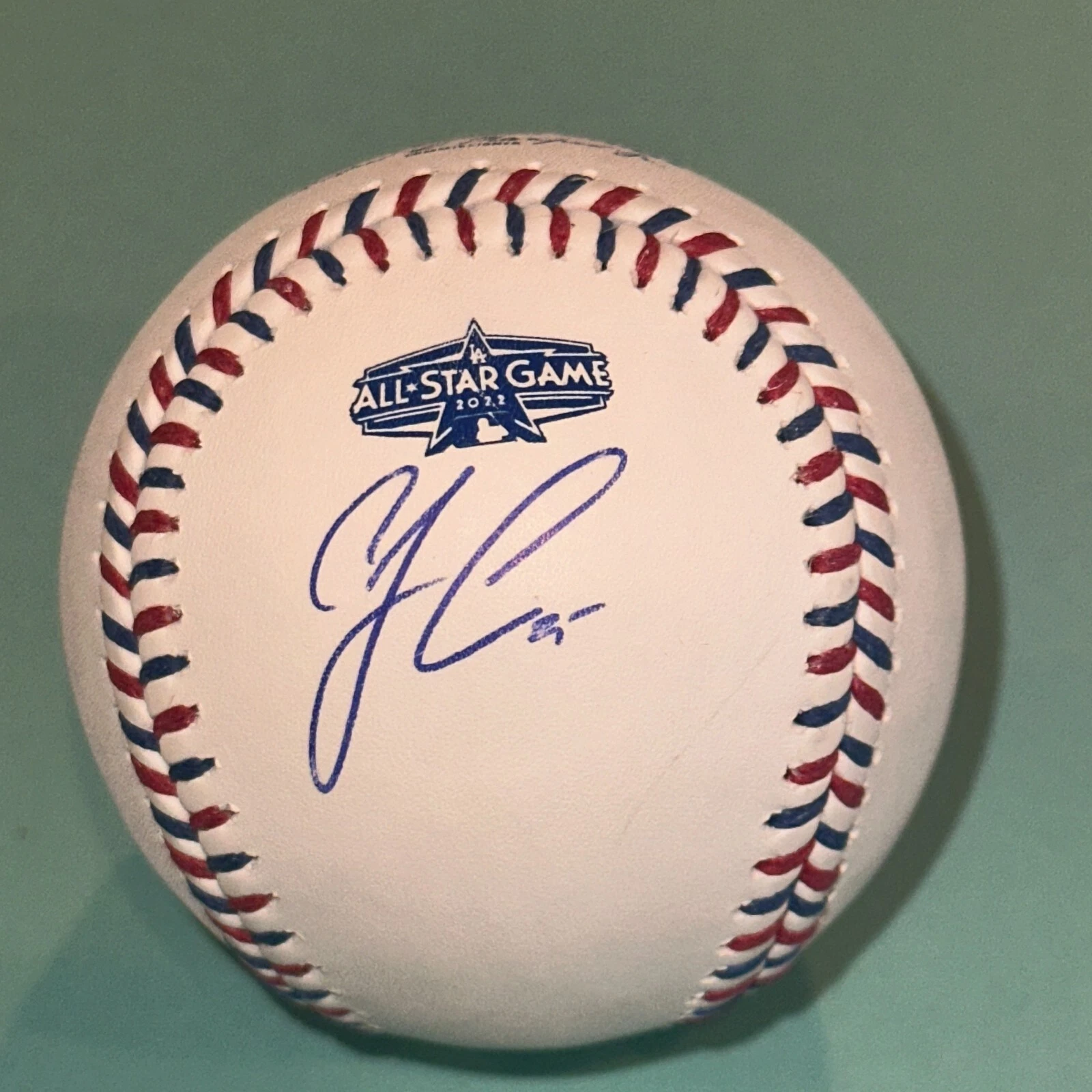 CJ CRON (Rockies) Signed Official 2022 ALL-STAR Baseball Beckett (BAS)