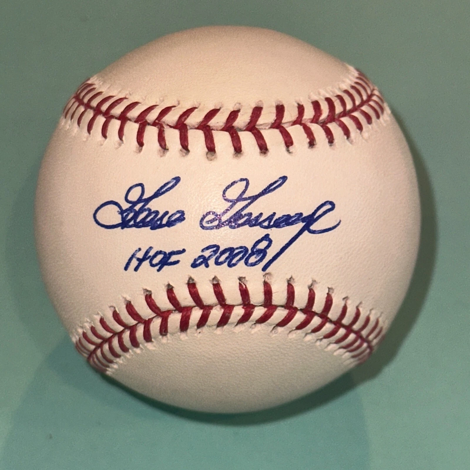 GOOSE GOSSAGE (NY Yankees) Signed Official MLB Baseball Beckett (BAS) HOF Insc