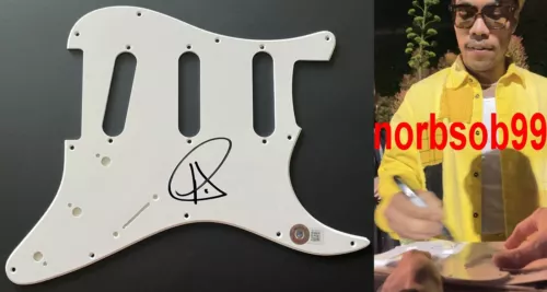 ANDERSON PAAK SIGNED AUTOGRAPH GUITAR PICKGUARD W/EXACT VIDEO PROOF BECKETT COA COLLECTIBLE MEMORABILIA