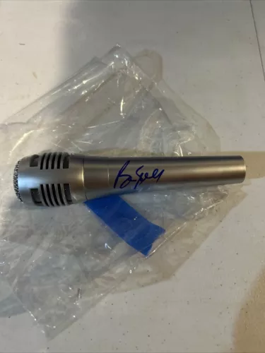 BILL ENGVALL COMEDIAN SIGNED AUTOGRAPH MICROPHONE ACOA BLUE COLLAR COMEDY COLLECTIBLE MEMORABILIA