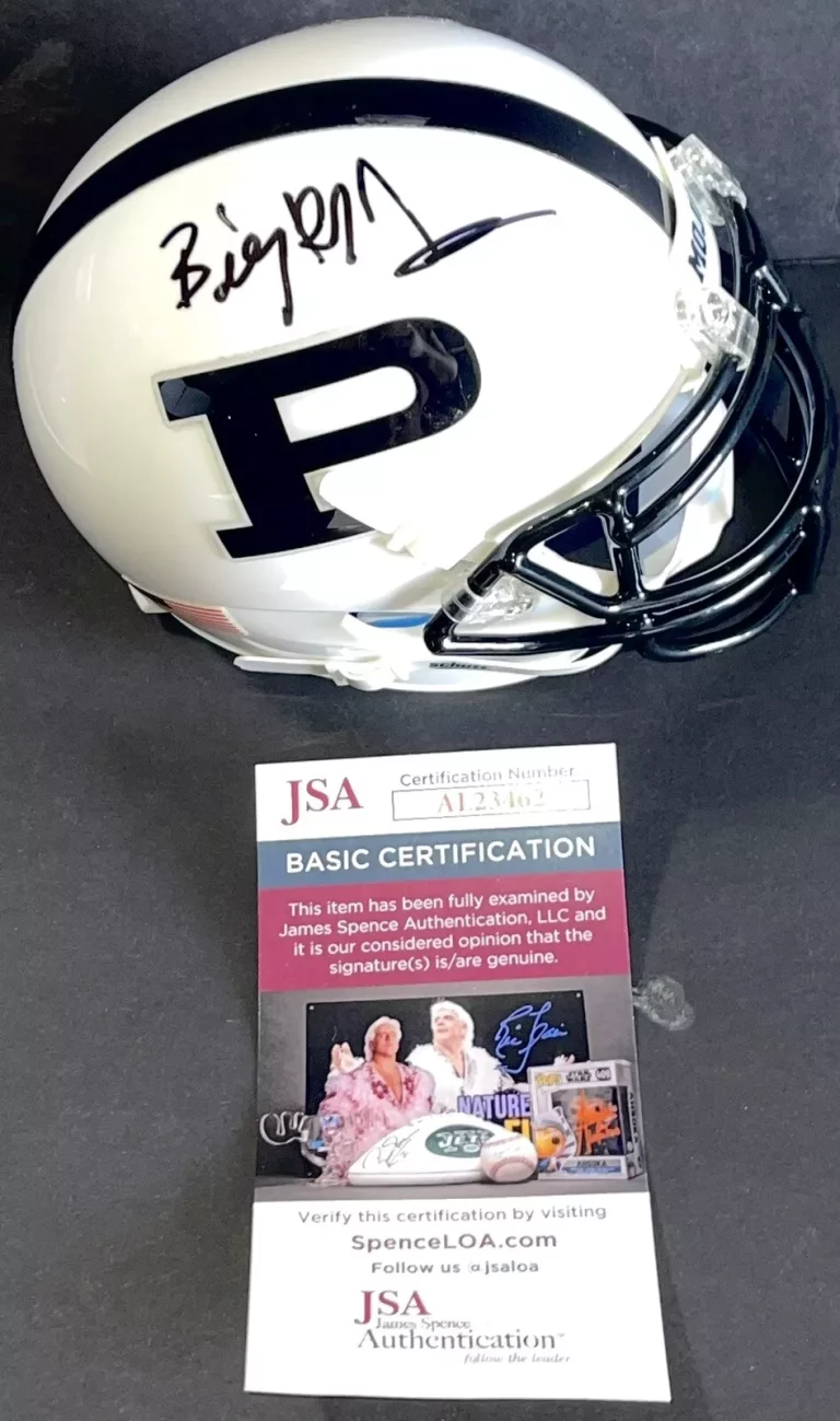 BILLY BOB THORNTON SIGNED PERMIAN PANTHERS FRIDAY NIGHT LIGHTS MINI HELMET JSA COLLECTIBLE MEMORABILIA