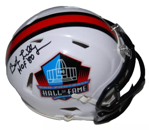 BOB LILLY SIGNED (HALL OF FAME) DALLAS COWBOYS MINI FOOTBALL HELMET JSA AX11416 COLLECTIBLE MEMORABILIA