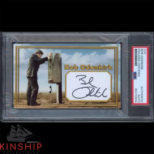 BOB ODENKIRK SIGNED CUT 3×5 CUSTOM CARD PSA DNA SLAB BETTER CALL SAUL AUTO C3141 COLLECTIBLE MEMORABILIA