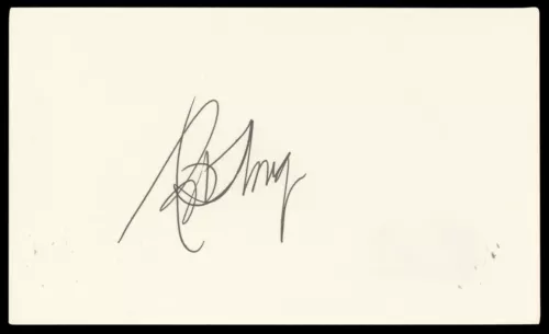 BRADLEY DARRYL WONG MULAN AUTHENTIC SIGNED 3×5 INDEX CARD BAS #BN89162 COLLECTIBLE MEMORABILIA