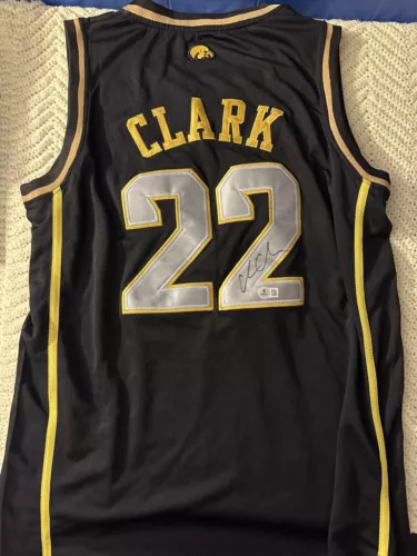 CAITLIN CLARK SIGNED IOWA HAWKEYES JERSEY XL BAS AUTHENTICATION LOA COA FEVER COLLECTIBLE MEMORABILIA