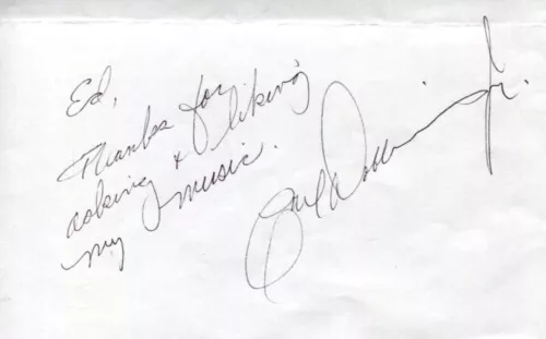 CARL DOBKINS JR. MY HEART IS AN OPEN BOOK LUCKY DEVIL SINGER SIGNED AUTOGRAPH COLLECTIBLE MEMORABILIA