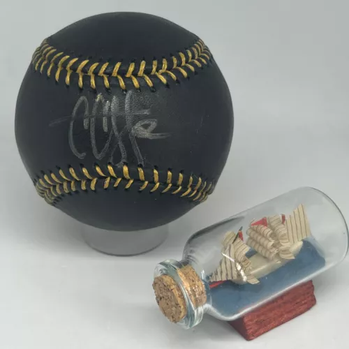 CC SABATHIA SIGNED RAWLINGS BLACK OML BASEBALL PSA DNA YANKEES HOF CY AUTO A3366 COLLECTIBLE MEMORABILIA