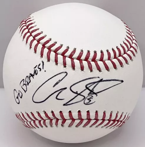 COLE SWINDELL SIGNED AUTOGRAPHED COUNTRY MUSIC BASEBALL PSA/DNA BRAVES COLLECTIBLE MEMORABILIA