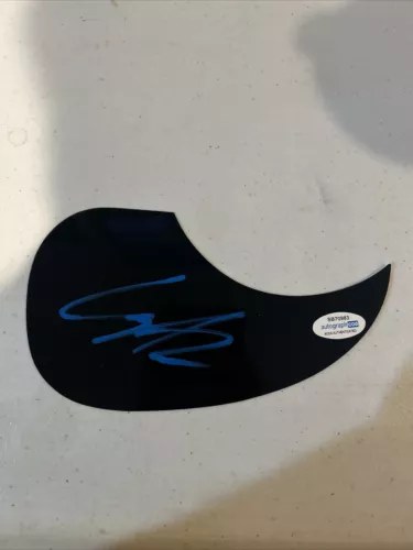 COOPER ALAN SIGNED AUTOGRAPH ACOUSTIC PICKGUARD GUITAR ACOA COUNTRY COLLECTIBLE MEMORABILIA