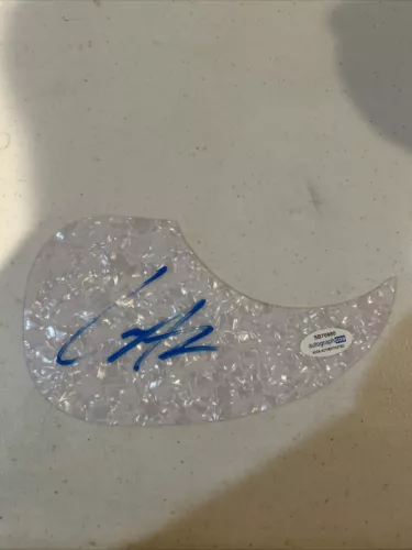 COOPER ALAN SIGNED AUTOGRAPH ACOUSTIC PICKGUARD GUITAR ACOA COUNTRY COLLECTIBLE MEMORABILIA