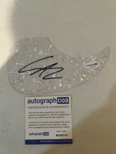COOPER ALAN SIGNED AUTOGRAPH ACOUSTIC PICKGUARD GUITAR ACOA COUNTRY COLLECTIBLE MEMORABILIA